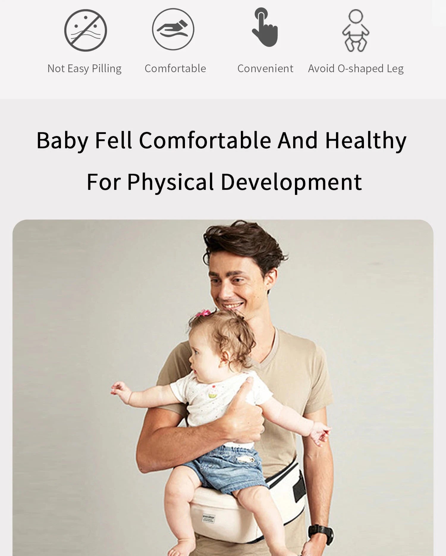 Hip Seat Baby Carrier