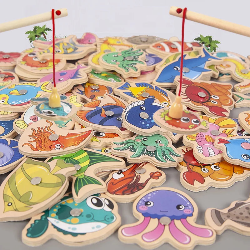 Interactive Magnetic Fishing Game