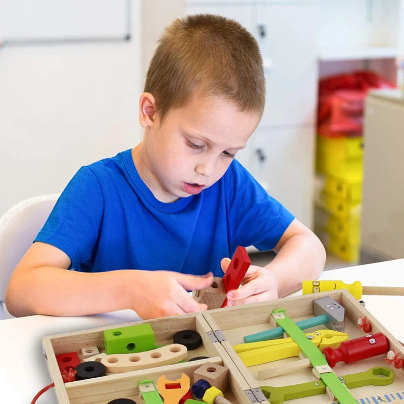 Wooden Toolbox Montessori Toys